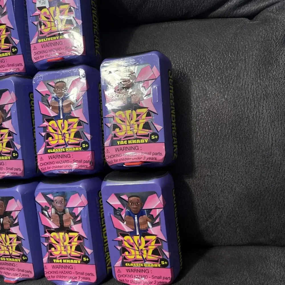 New Screen Breakz SBZ Khaby Lot Of 10 Delivery Tac Golden Classic Figure